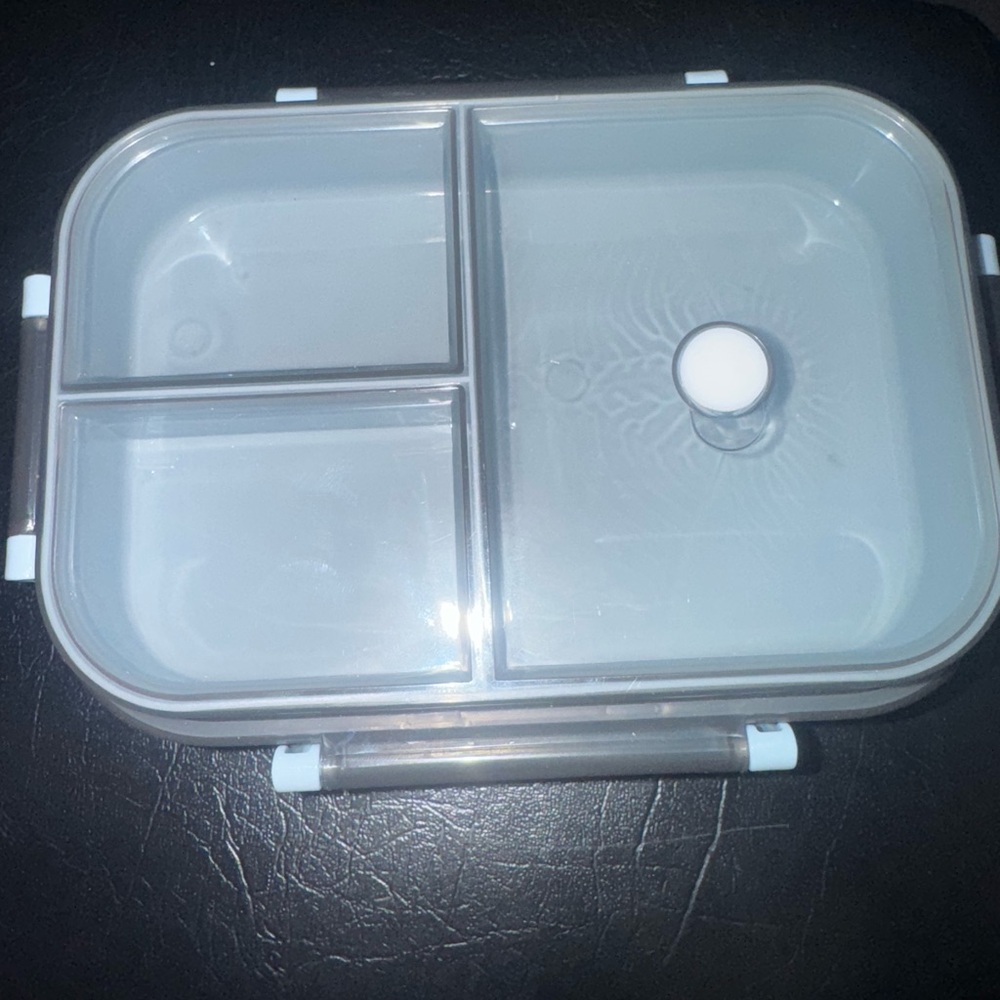 Blue and Gray Bento Lunch Box NWOT